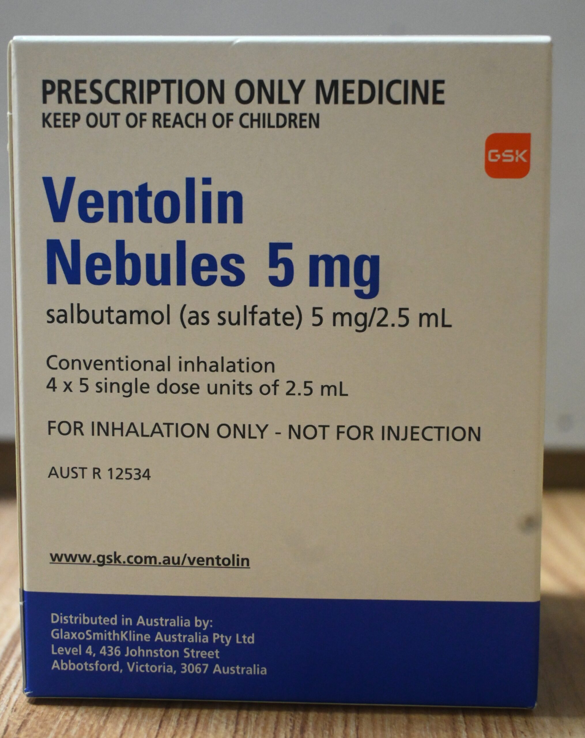 Ventolin Nebules 5 mg